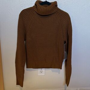Forever 21 Chestnut Cowl Neck Sweater